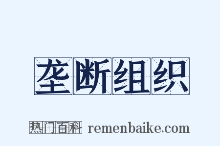 垄断组织是什么意思的图片
